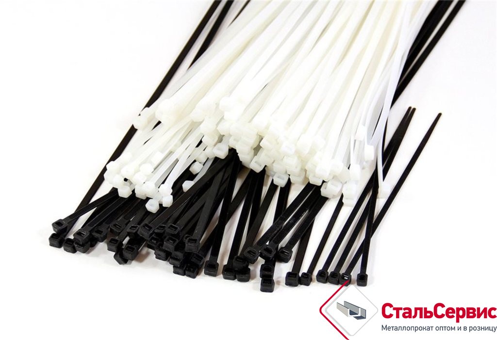 Стяжки нейлон. черные  2,5 х150 (100шт)