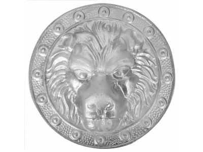 Голова льва (малая) SK20.01.1 180х180 алюминий